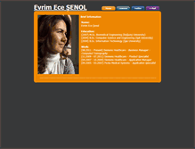 Tablet Screenshot of evrim.senol.com